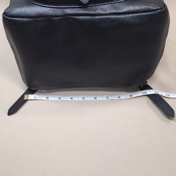 Black faux leather Backpack - Picture 11 of 16